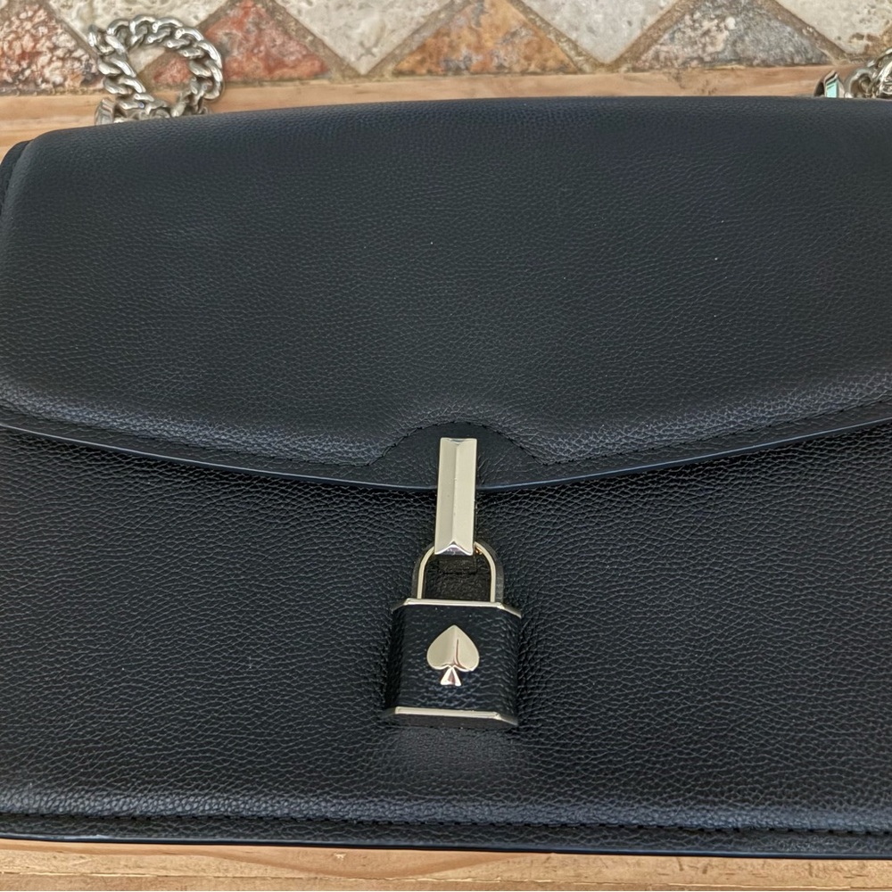 Kate Spade Locket Large Flap shoulder bag purse - Picture 5 of 8